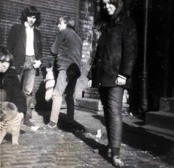 C2  Alan Richbell Mike Jud and Angela outside Cavern
